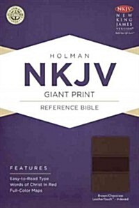 Giant Print Reference Bible-NKJV (Imitation Leather)