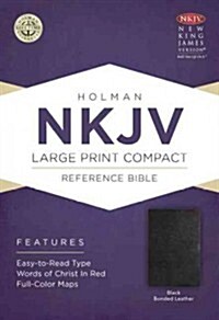 Large Print Compact Reference Bible-NKJV (Bonded Leather)