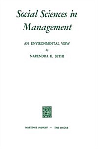 Social Sciences in Management: An Environmental View (Paperback, Softcover Repri)