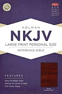 Large Print Personal Size Reference Bible-NKJV (Imitation Leather)