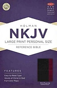 Large Print Personal Size Reference Bible-NKJV (Hardcover)