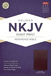 Giant Print Reference Bible-NKJV (Imitation Leather)