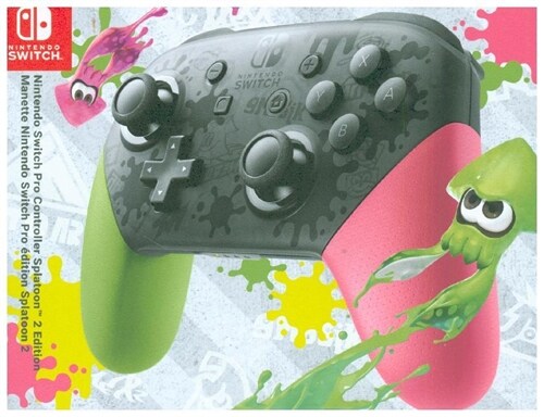 Nintendo Switch Pro Controller, Splatoon 2 Edition (General Merchandise)