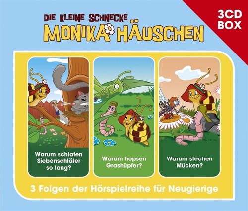 Die kleine Schnecke Monika Hauschen, Horspielbox. Vol.4, 3 Audio-CDs (CD-Audio)