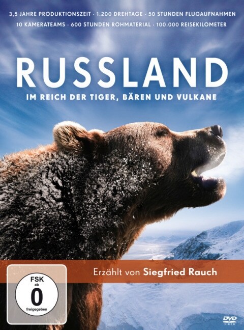 Russland - Im Reich der Tiger, Baren und Vulkane, 1 DVD (DVD Video)