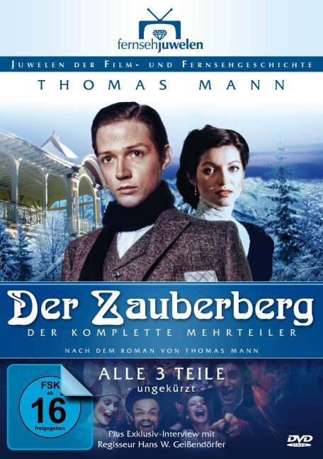 Der Zauberberg - Der komplette Dreiteiler (Langfassung), 4 DVDs (DVD Video)