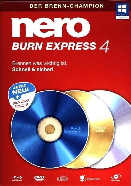 Nero Burn Express 4, 1 CD-ROM (CD-ROM)