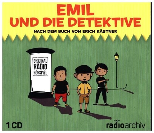 Emil und die Detektive, 1 Audio-CD (CD-Audio)