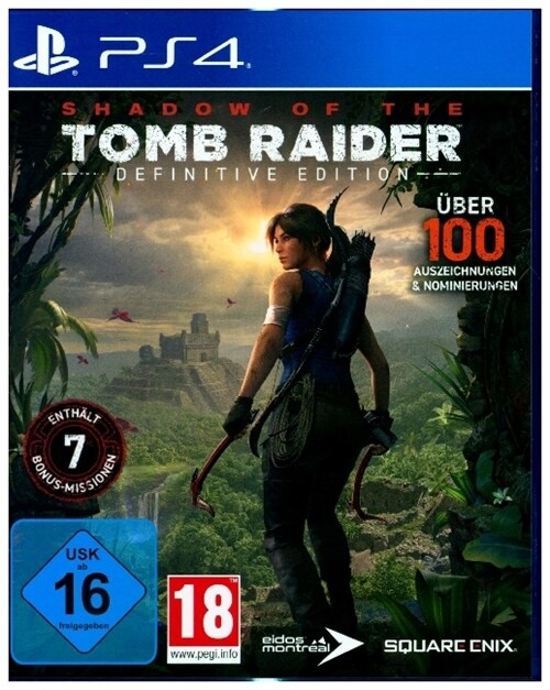 Shadow of the Tomb Raider, 1 PS4-Blu-Ray Disc (Definitive Edition) (Blu-ray)