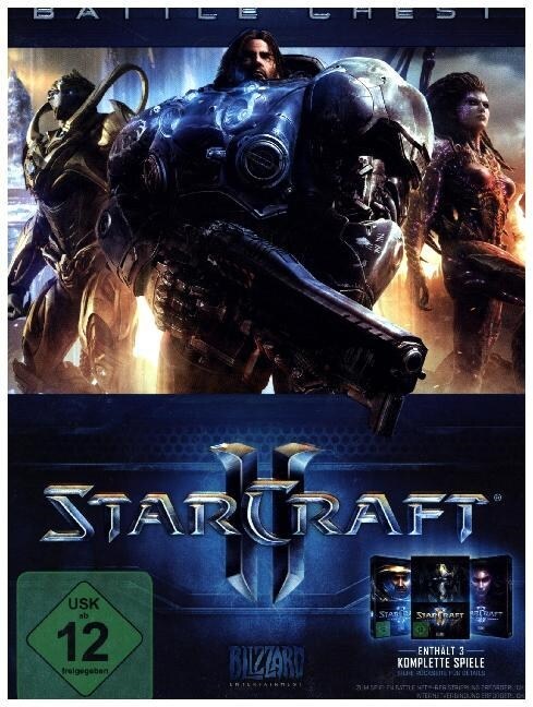 Starcraft II, Battle Chest, 1 DVD-ROM (DVD-ROM)