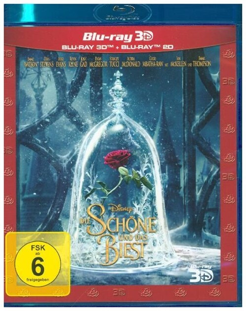 Die Schone und das Biest 3D (2017), 1 Blu-ray (Blu-ray)