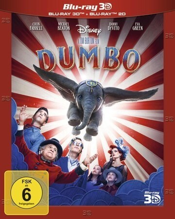 Dumbo (2019) 3D, 2 Blu-ray (Blu-ray)