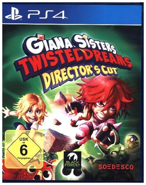 Best of Giana Sisters Twisted Dreams, Dorectors Cut, 1 PS4-Blu-ray Disc (Blu-ray)