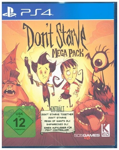 Dont Starve, 1 PS4-Blu-Ray-Disc (Mega Pack) (Blu-ray)