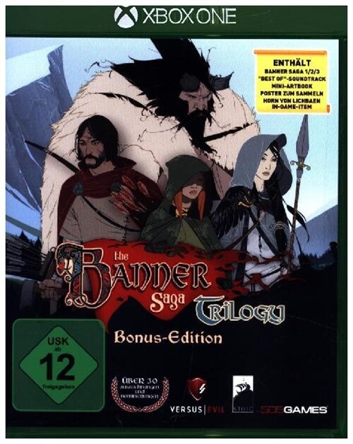 The Banner Saga Trilogy, 1 Xbox One-Blu-ray Disc (Bonus-Edition) (Blu-ray)