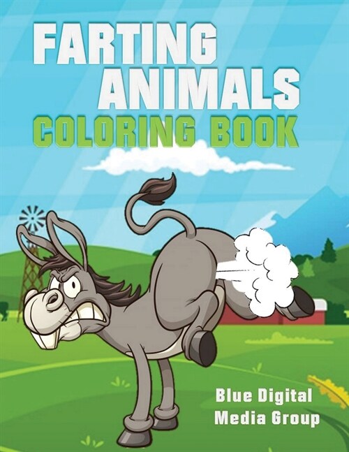 Farting Animal Coloring Book: Farting Animal Book (Paperback)