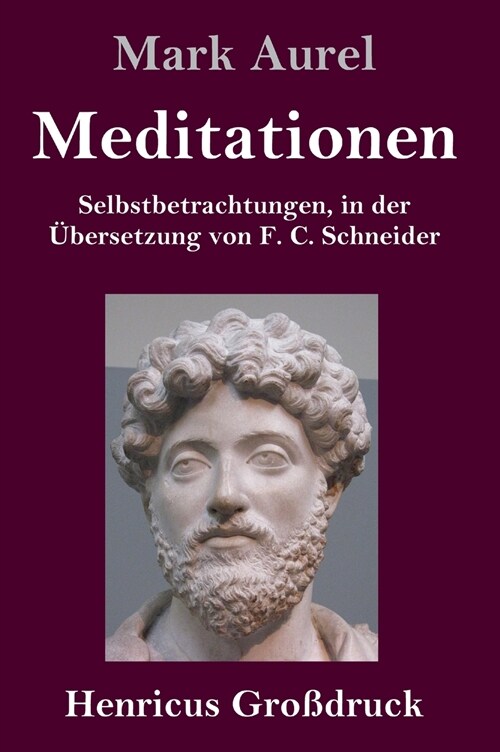 Meditationen (Gro?ruck): Selbstbetrachtungen (Hardcover)