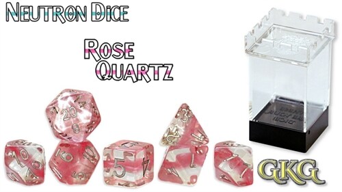 Neutron Dice Rose Quartz (Other)