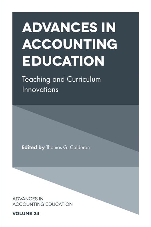 Advances in Accounting Education (Hardcover)