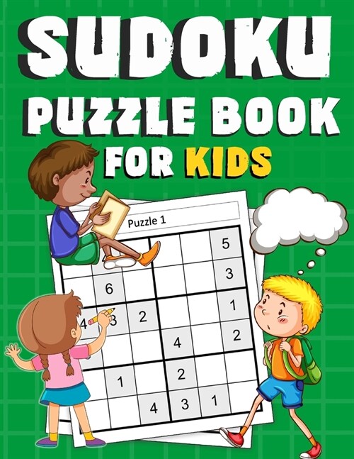 Sudoku Puzzle Book for KIDS: 4x4 and 6x6 Sudoku Puzzles for kids, Easy and Medium sudoku with answers (Paperback)