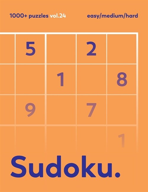 The Sudoku vol.24: Over 1000 Sudoku EASY to HARD Puzzles For Adults (Paperback)