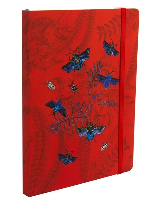 Art of Nature: Flight of Beetles Notebook with Elastic Band (Paperback)