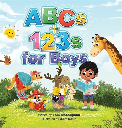 ABCs and 123s for Boys: A fun Alphabet book to get Boys Excited about Reading and Counting! Age 0-6. (Baby shower, toddler, pre-K, preschool, (Hardcover)