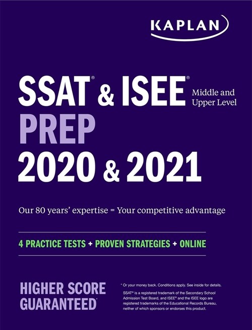 SSAT & ISEE Middle & Upper Level Prep: 4 Practice Tests + Proven Strategies + Online (Paperback)