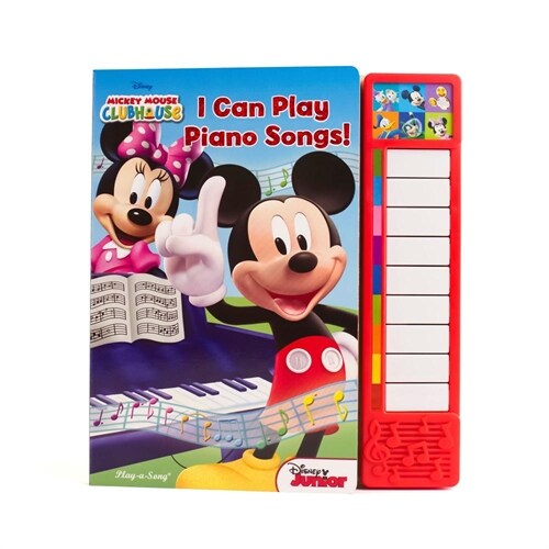 Disney Mickey Mouse Clubhouse: I Can Play Piano Songs! (Hardcover)
