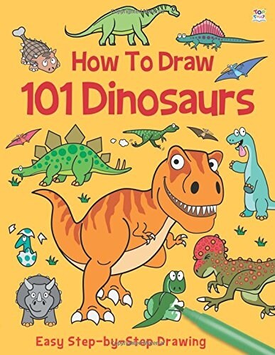 How to Draw 101 Dinosaurs (Paperback)