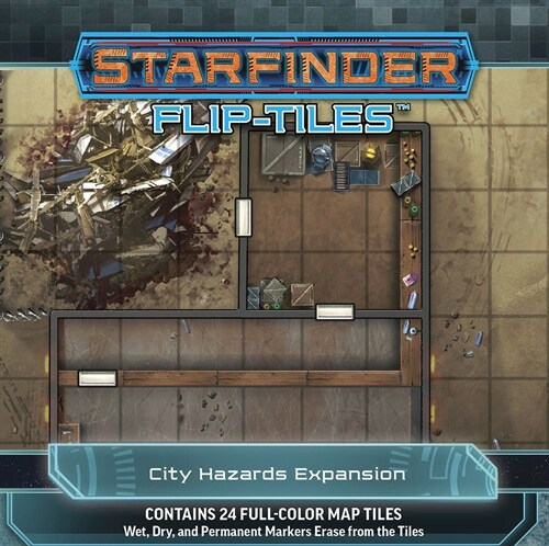 Starfinder Flip-Tiles: City Hazards Expansion (Game)