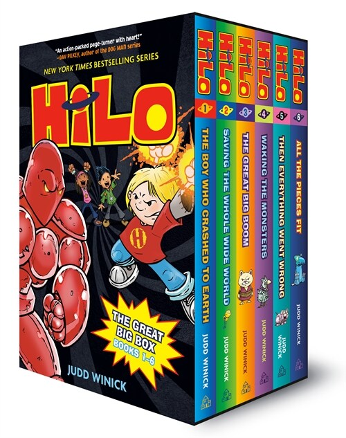 Hilo: The Great Big Box (Books 1-6): (A Graphic Novel Boxed Set) (Hardcover)
