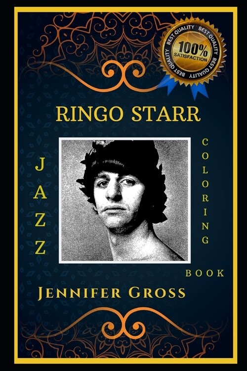 Ringo Starr Jazz Coloring Book: Lets Party and Relieve Stress, the Original Anti-Anxiety Adult Coloring Book (Paperback)