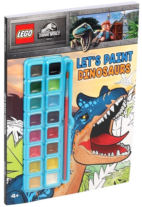 Lego Jurassic World: Lets Paint Dinosaurs (Paperback)