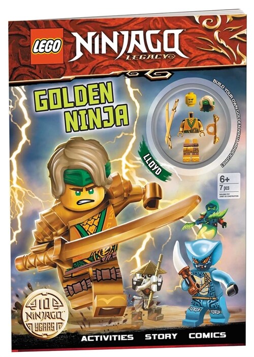 [중고] Lego Ninjago: Golden Ninja [With Minifigure] (Paperback)