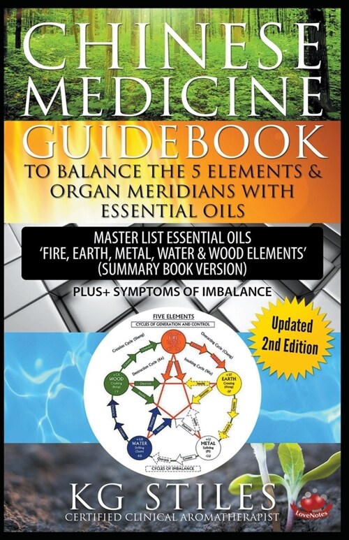 Chinese Medicine Guidebook Balance the 5 Elements & Organ Meridians with Essential Oils (Summary Book Version) (Paperback)