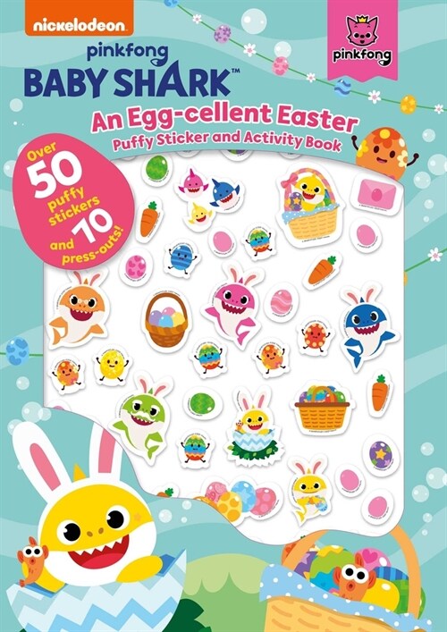 Baby Shark: An Egg-Cellent Easter Puffy Sticker and Activity Book (Paperback)