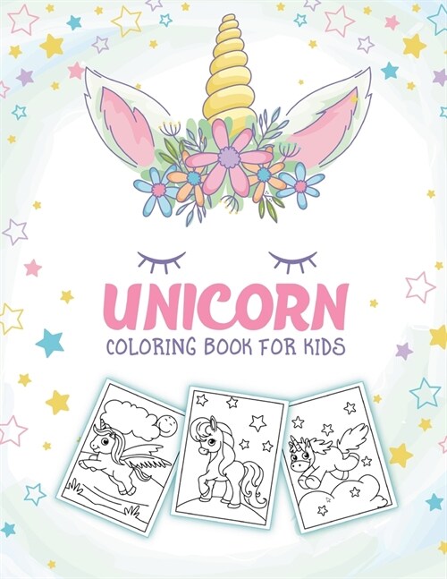 Unicorn Coloring Book (Paperback)