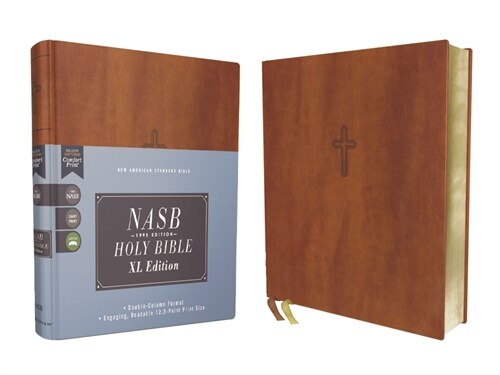 Nasb, Holy Bible, XL Edition, Leathersoft, Brown, 1995 Text, Comfort Print (Imitation Leather)