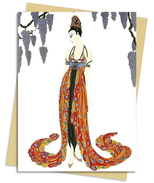 Feather Gown (Ert? Greeting Card: Pack of 6 (Other, Pack of 6)