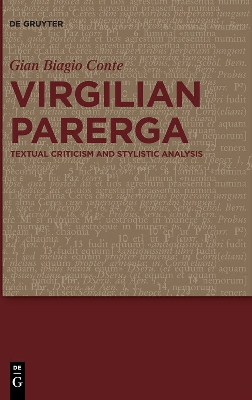 Virgilian Parerga: Textual Criticism and Stylistic Analysis (Hardcover)