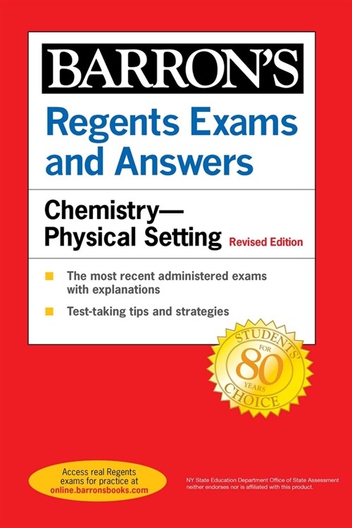 Regents Exams and Answers: Chemistry--Physical Setting Revised Edition (Paperback)