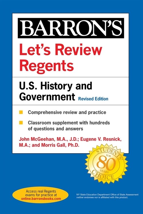 Lets Review Regents: U.S. History and Government Revised Edition (Paperback)