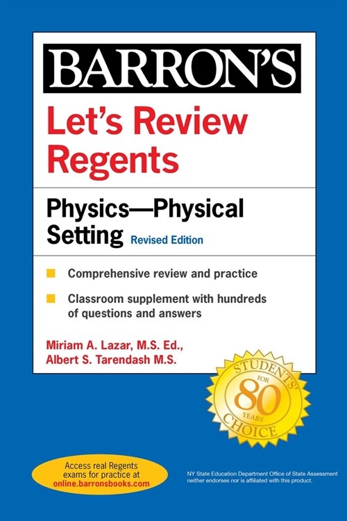 Lets Review Regents: Physics--The Physical Setting Revised Edition (Paperback)