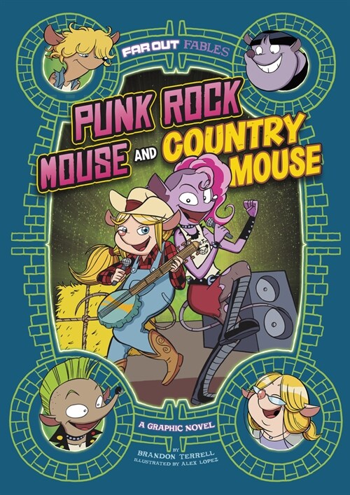 Punk Rock Mouse and Country Mouse: A Graphic Novel (Paperback)