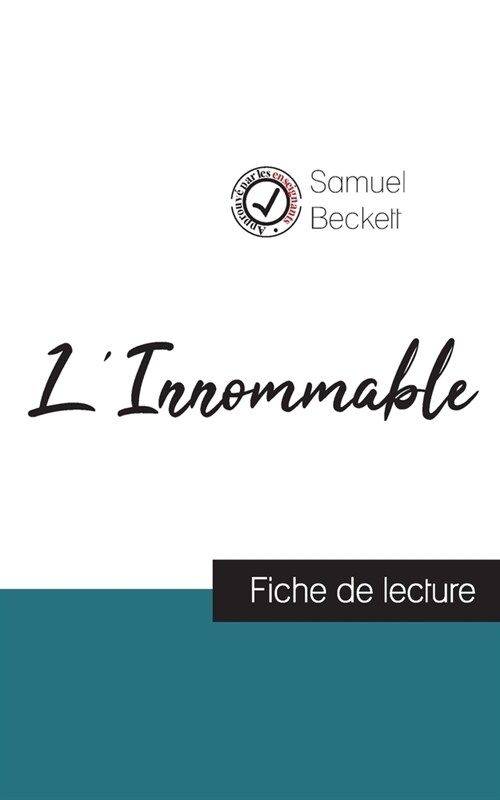 LInnommable de Samuel Beckett (fiche de lecture et analyse compl?e de loeuvre) (Paperback)