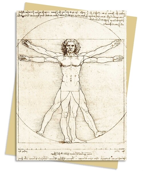 Leonardo da Vinci: Vitruvian Man Greeting Card Pack : Pack of 6 (Cards, Pack of 6)