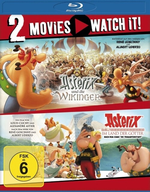 Asterix und die Wikinger / Asterix im Land der Gotter, 2 Blu-ray (Blu-ray)