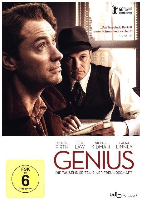 Genius - Die tausend Seiten einer Freundschaft, 1 DVD (DVD Video)