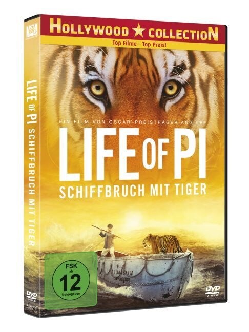 Life of Pi - Schiffbruch mit Tiger, 1 DVD (DVD Video)